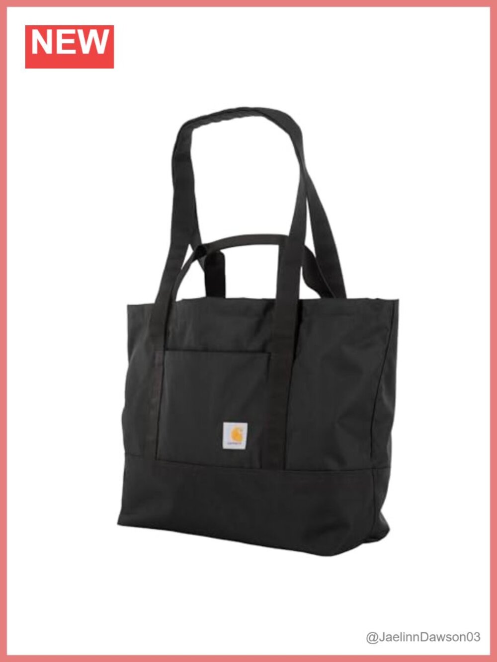 Carhartt Classic Vertical Open Tote Bag 32L Convertible Tote-to-Backpack